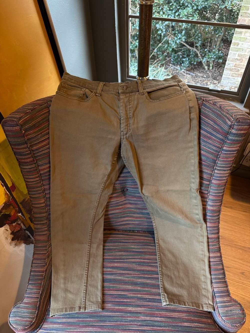 RAIL Classic Straight Leg Khaki Jeans - 31W , 32L